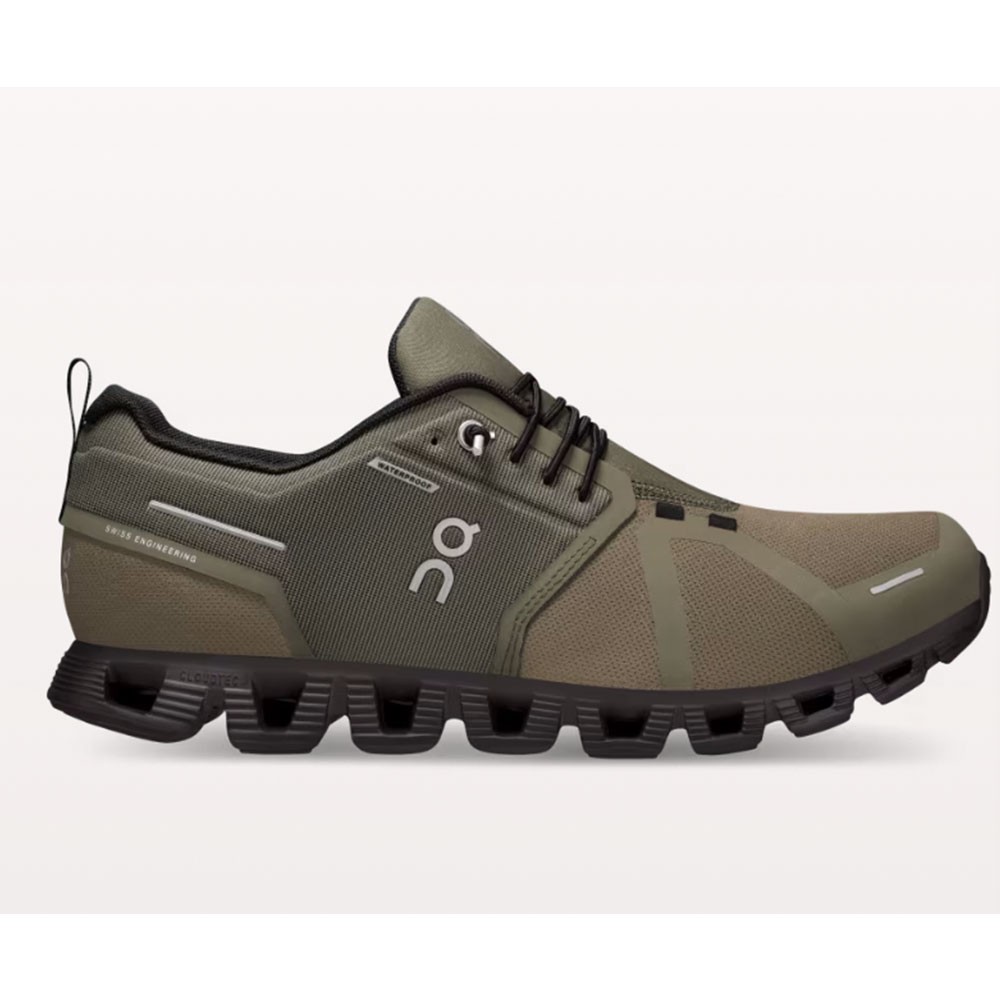 Zapatillas On Cloud Pro 5 Waterproof olive black Cabo Rojo